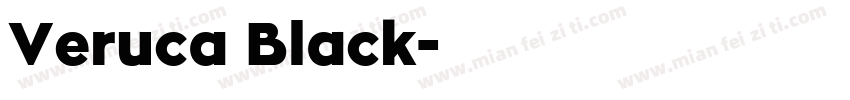 Veruca Black字体转换